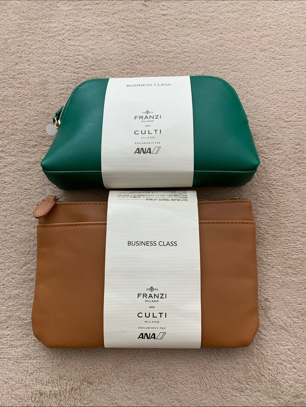 Franzi Milano travel bag and Culti cosmetics